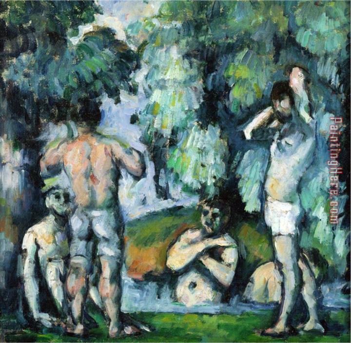 Paul Cezanne The Five Bathers 1875 77